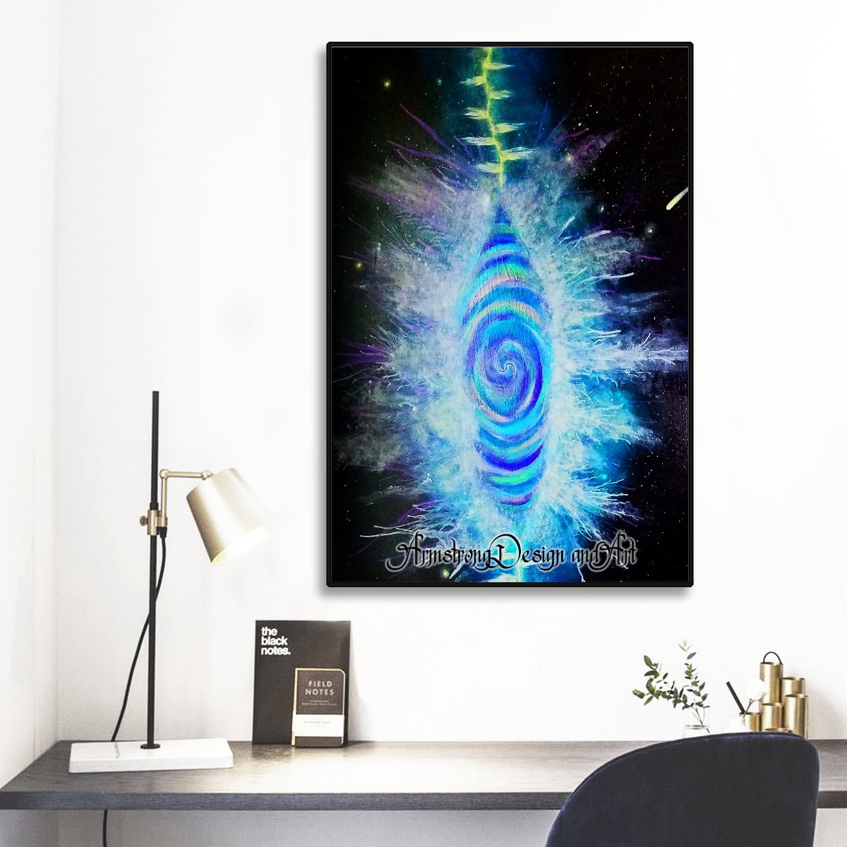 Heavenly Change Black Frame Mural