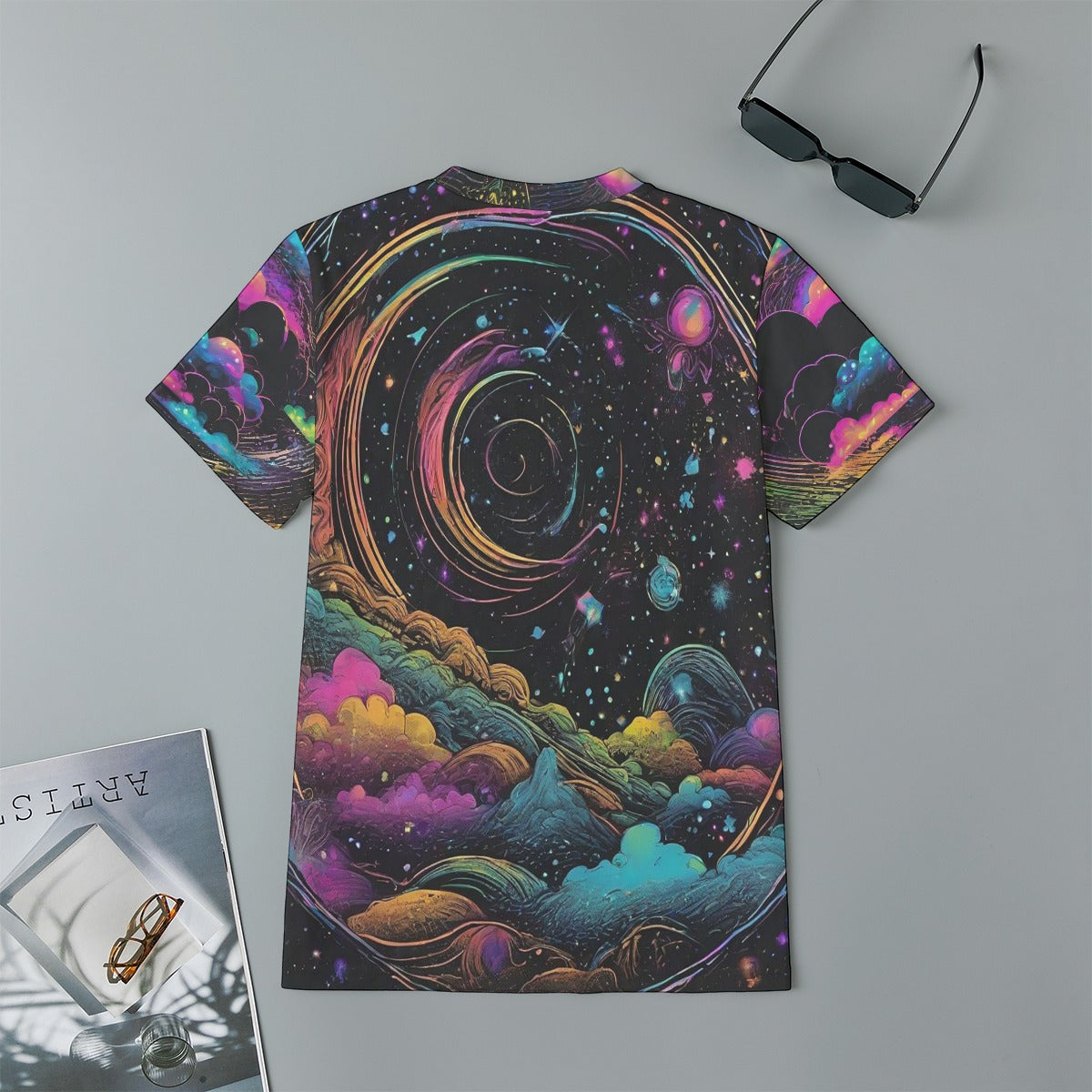 Psychedelic Space Children's Short-Sleeve T-Shirt | 180GSM Cotton
