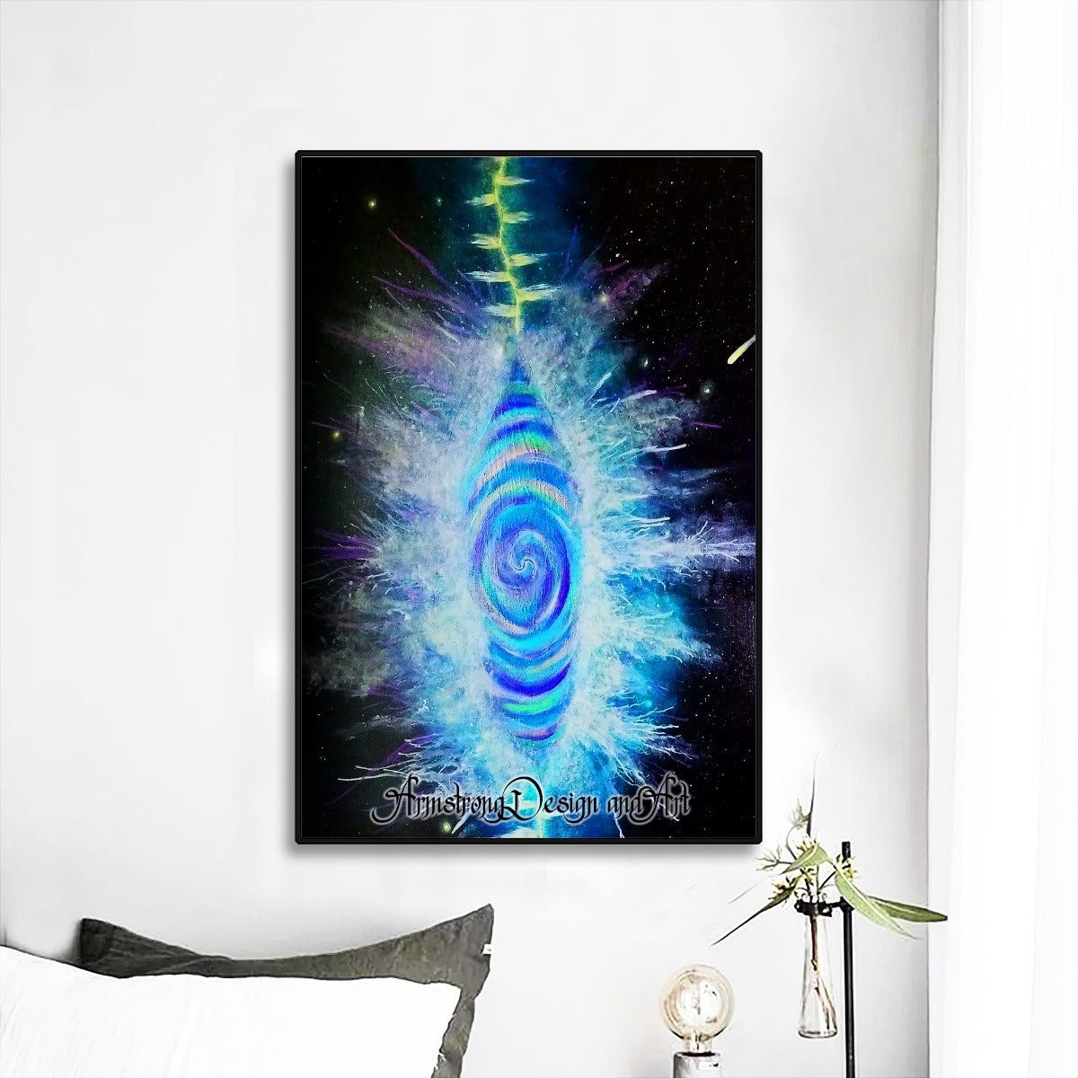 Heavenly Change Black Frame Mural