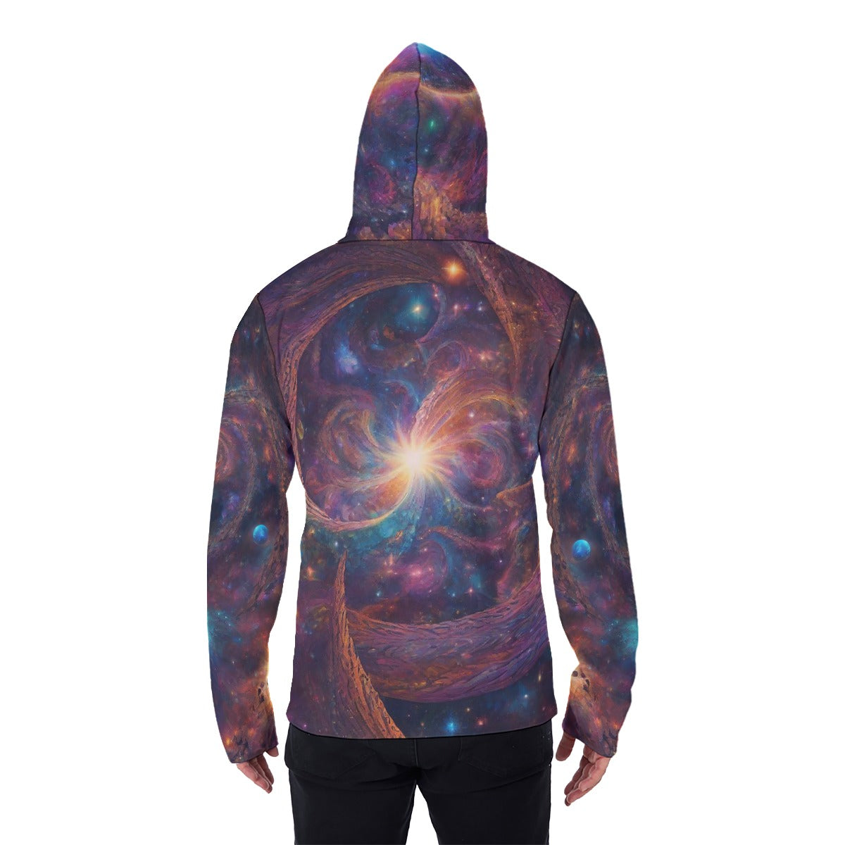 Ascension 3 Men's Pullover Hoodie With Mask