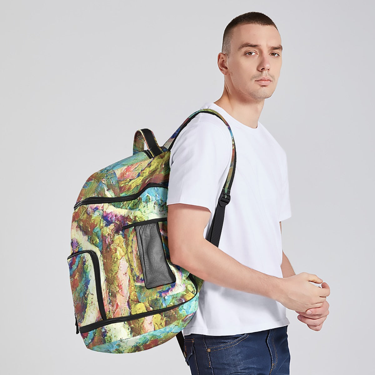 Galactic Whirlpool Multifunctional Backpack