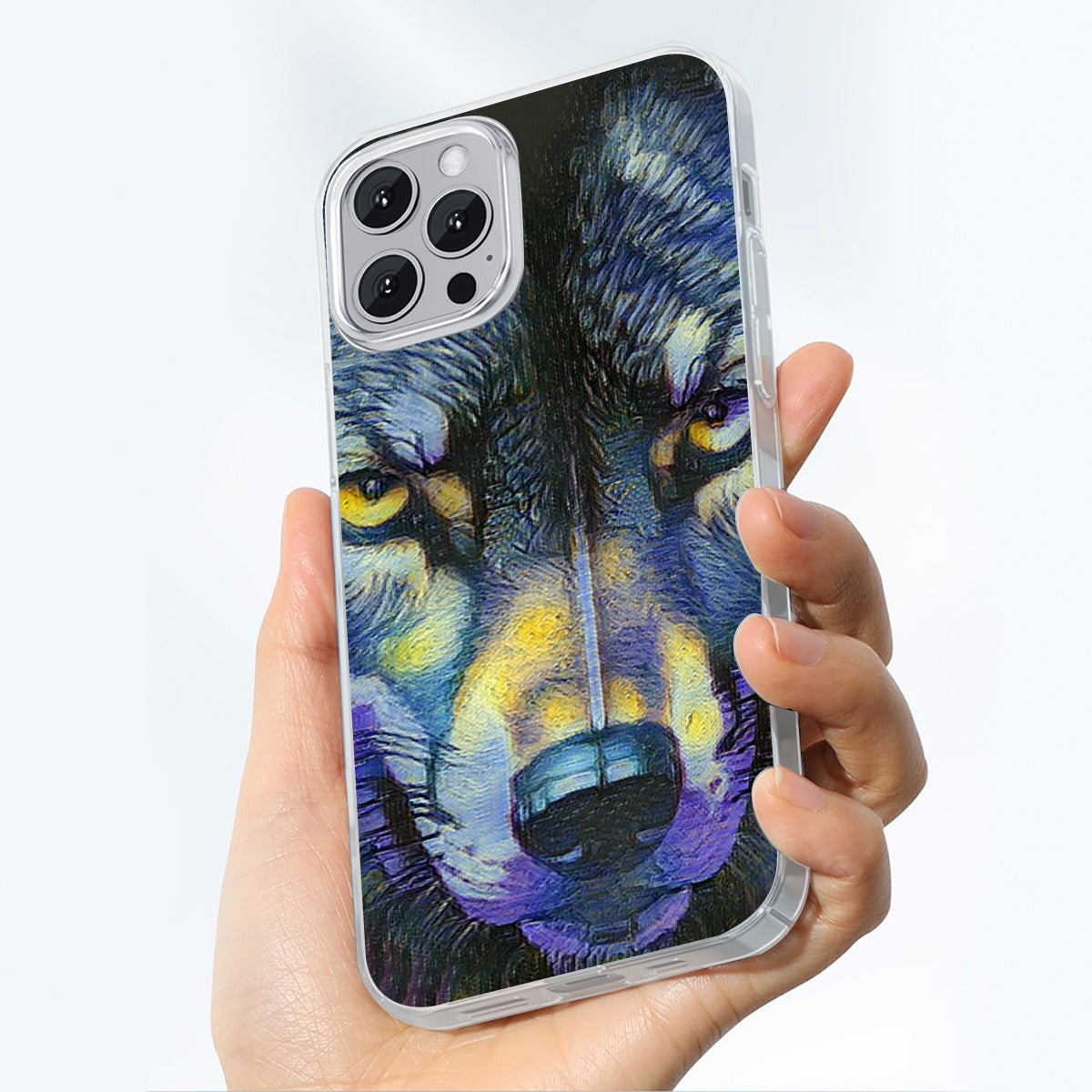 Wolf iPhone14 Series Mobile Phone Case | TPU