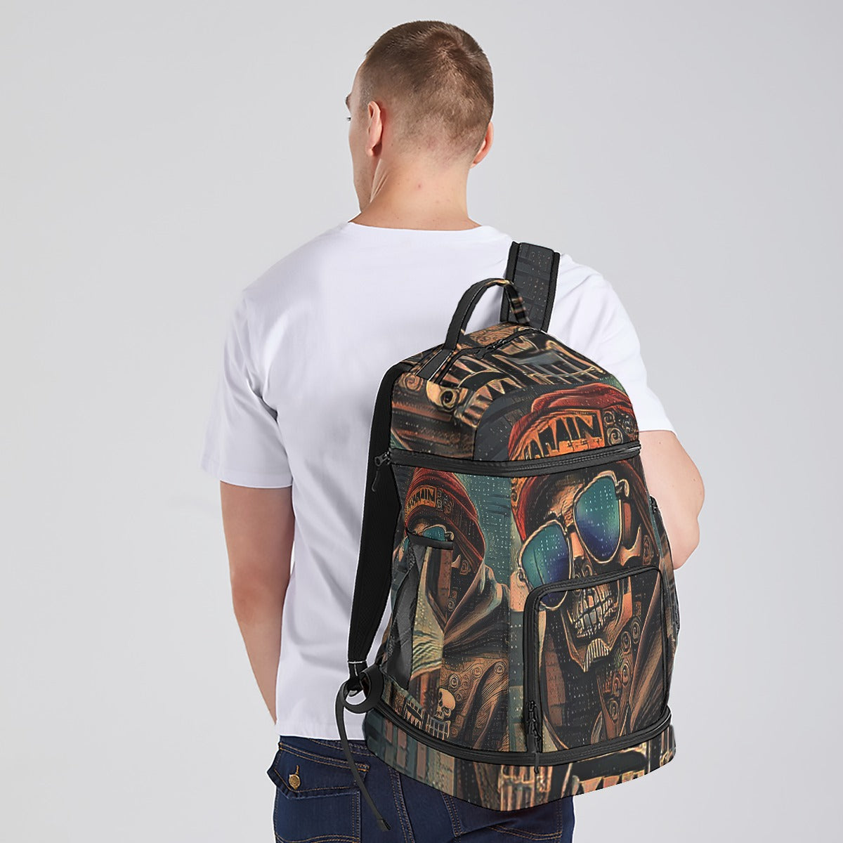 Love Hard Die Young Multifunctional Backpack