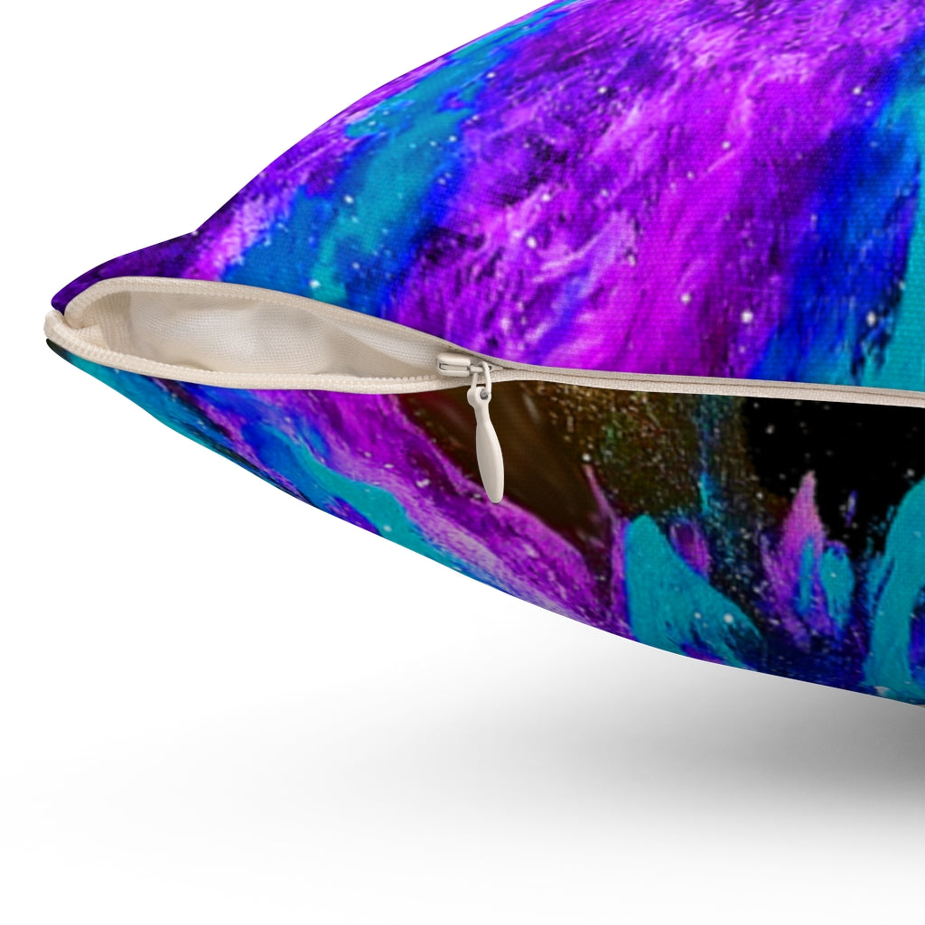 Black Hole Square Pillow CASE