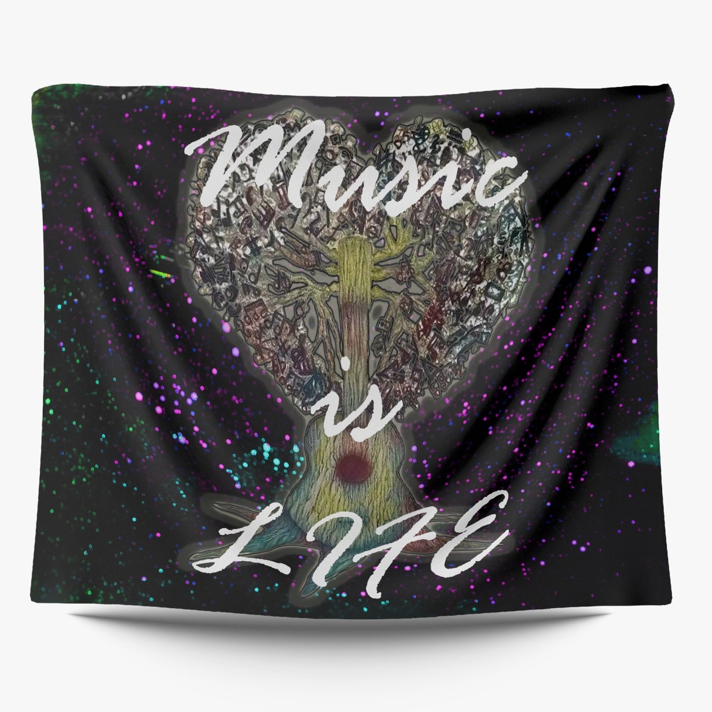 Music is Life/ Star Party Wall Tapestry: 2 sizes