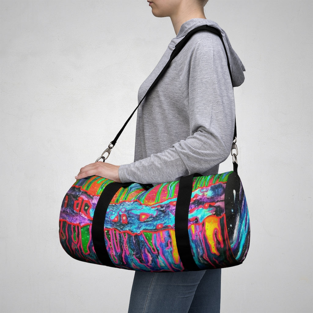 Mystic Cave/ Blue Rip Duffel Bag