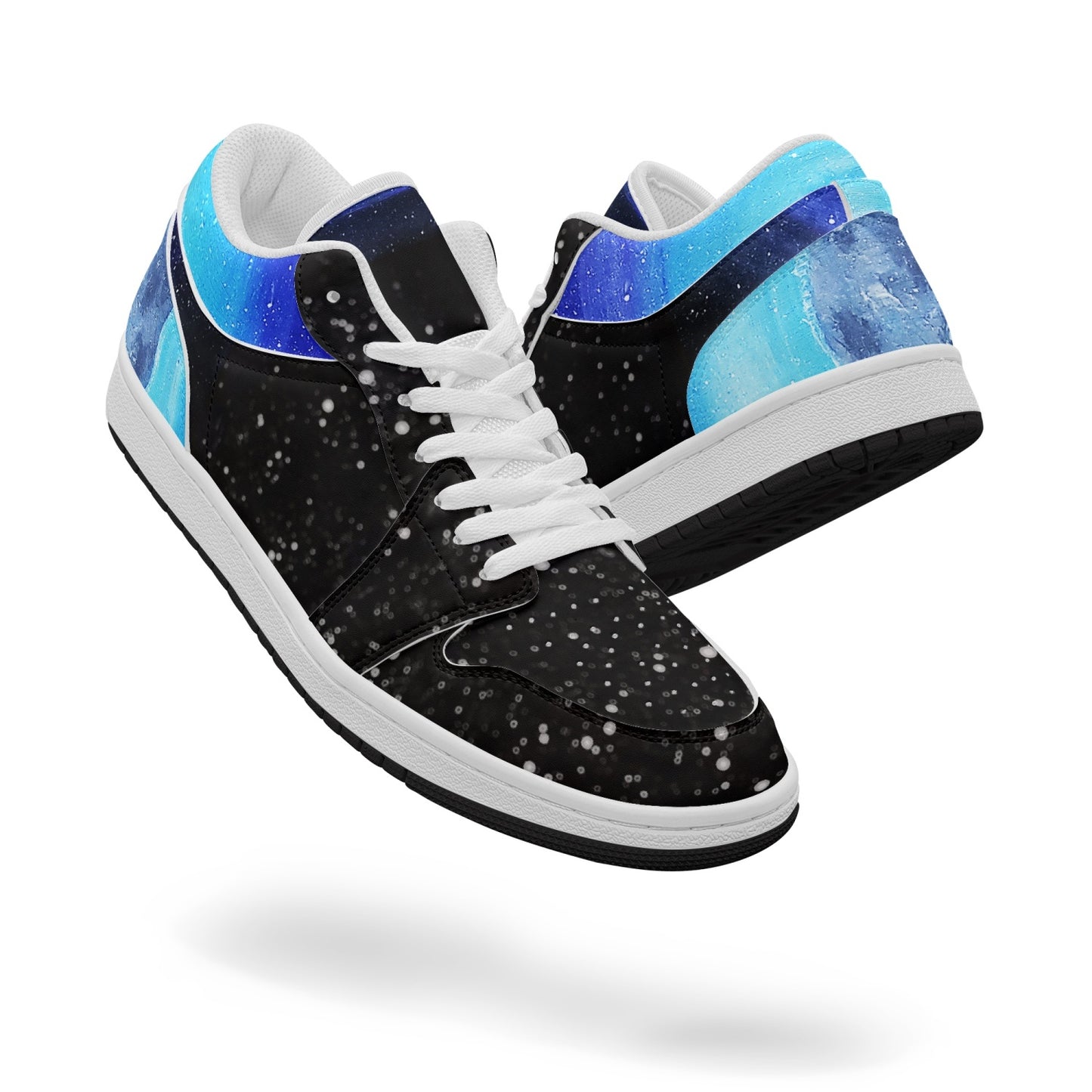 Moonshine and Magic Low-Top AJ1 Leather Sneakers