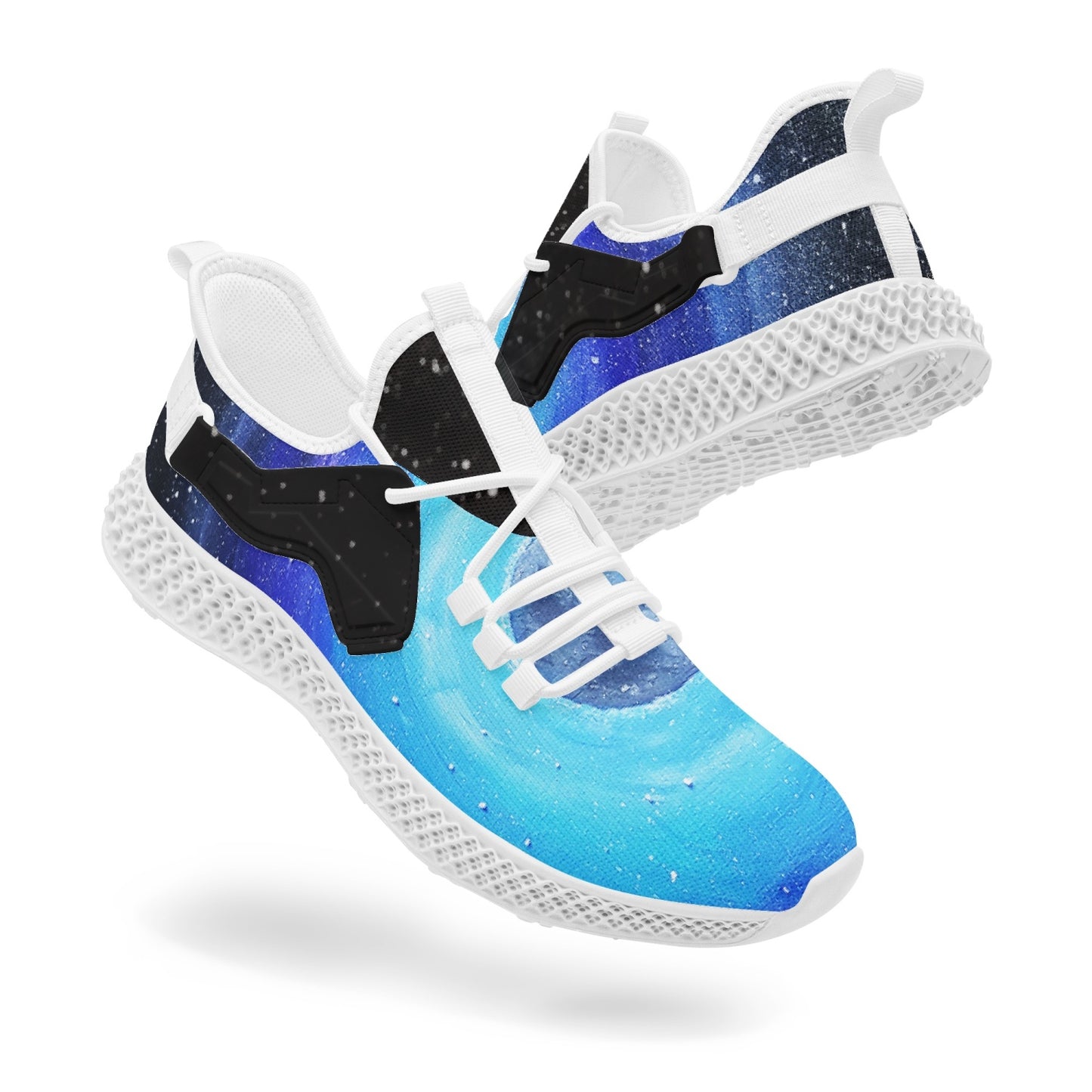 Moonshine and Magic Net Style Mesh Knit Sneakers