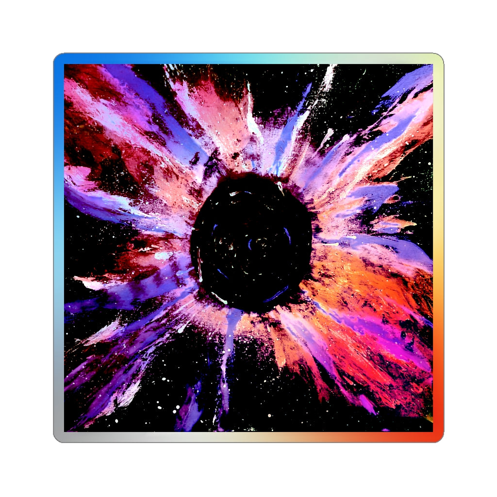 Black Hole Holographic Die-cut Stickers