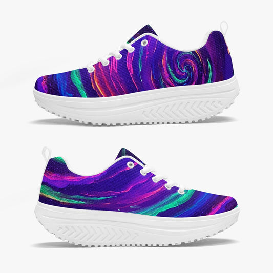 Galactic Rabbit Hole Women’s Mesh Rocking Shoes