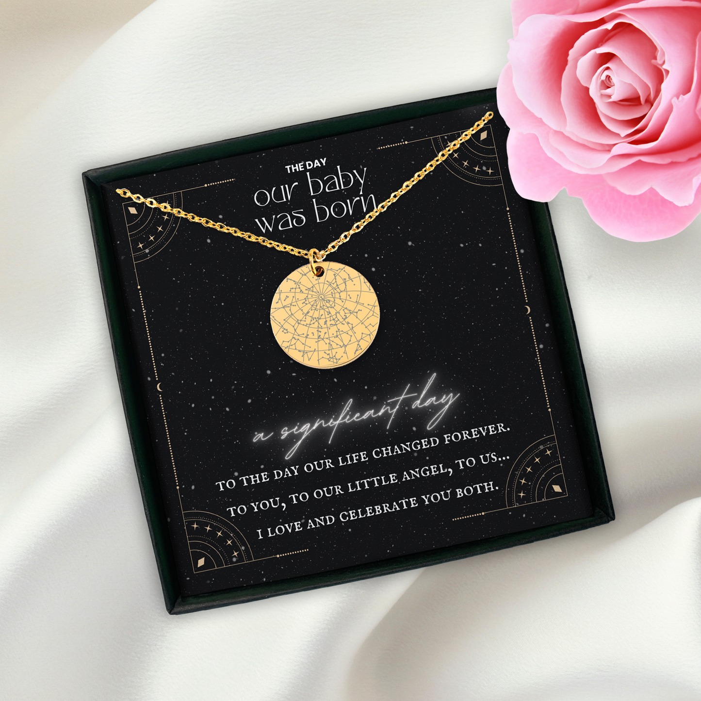 Custom Star Map Necklace
