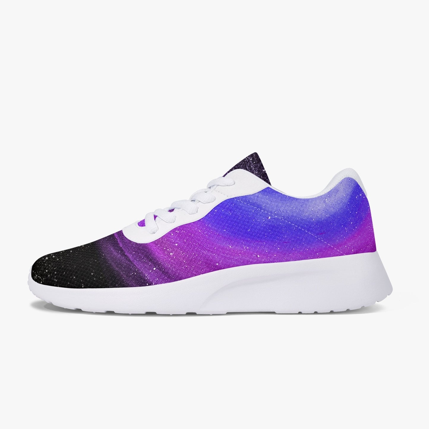 Moonshine and Magic Purple Mesh Running Shoes - White