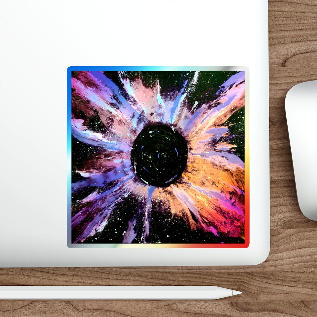 Black Hole Holographic Die-cut Stickers
