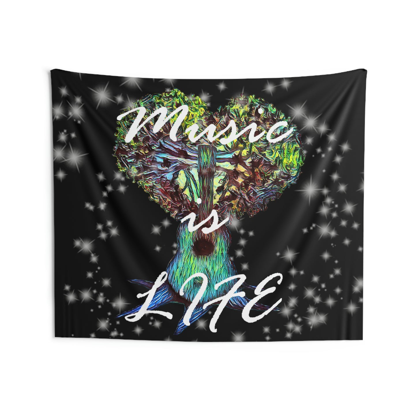 Music Is Life Wall Tapestries