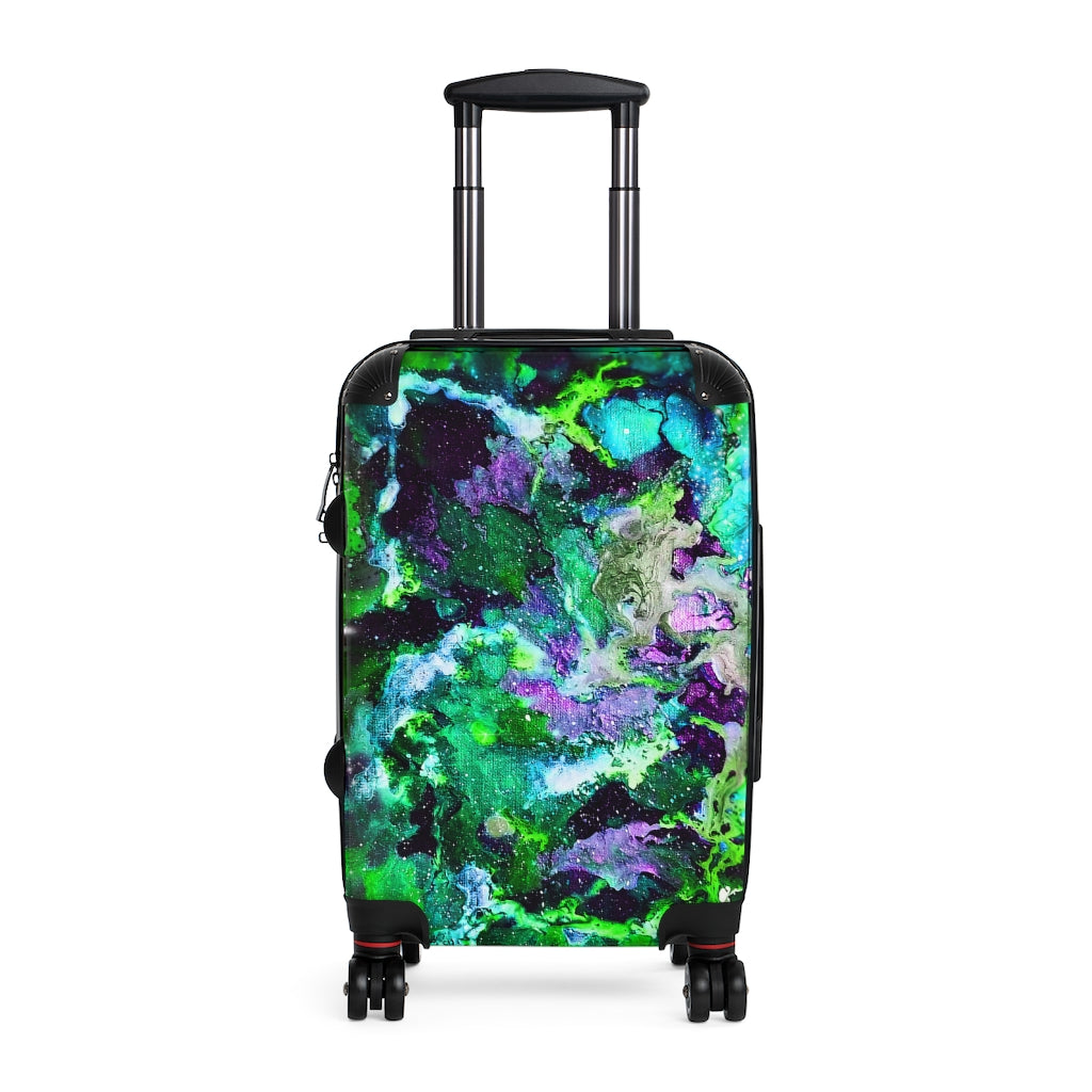 Green Galaxy Suitcases *3 sizes*