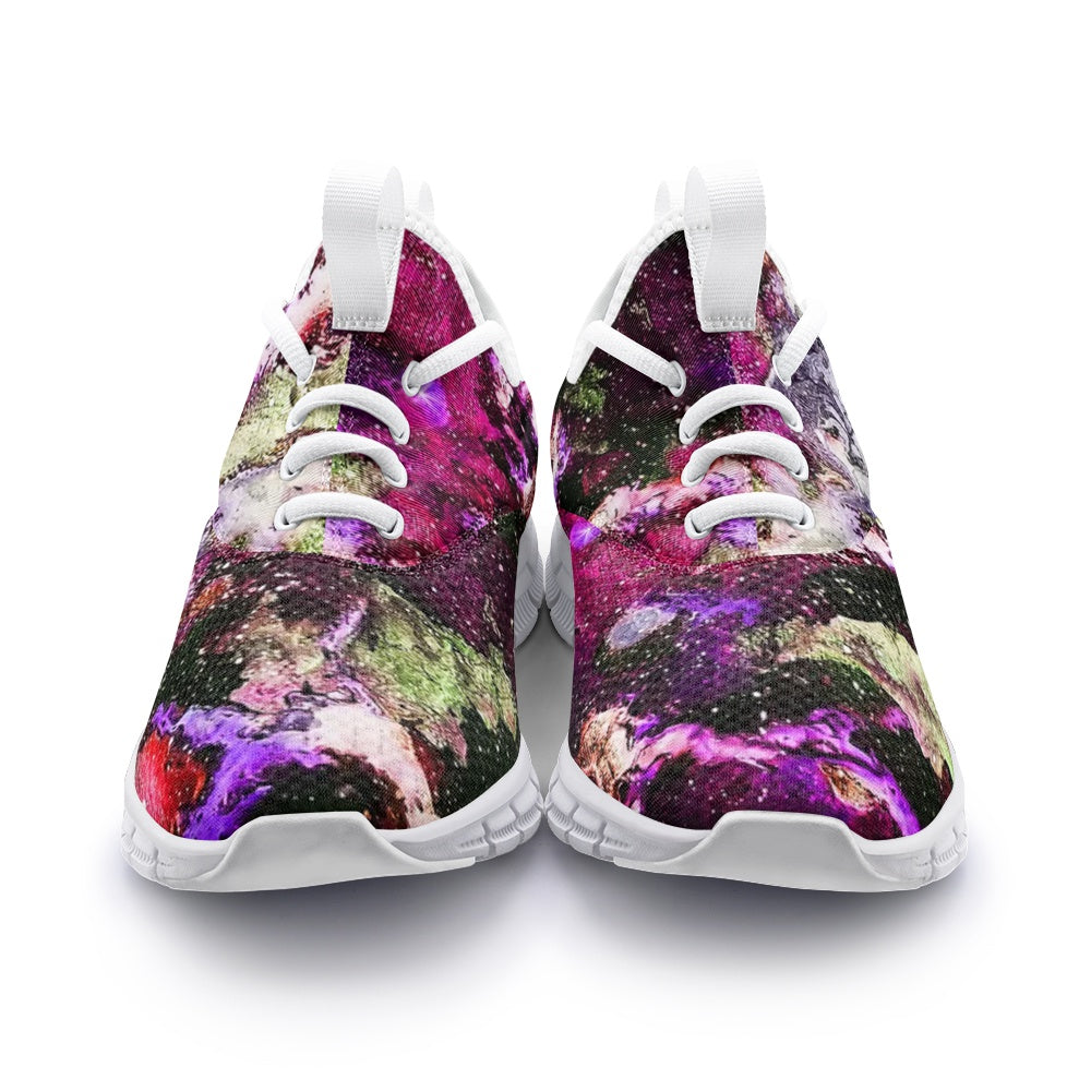 Galaxy: Red Unisex Lightweight Sneaker City Runner