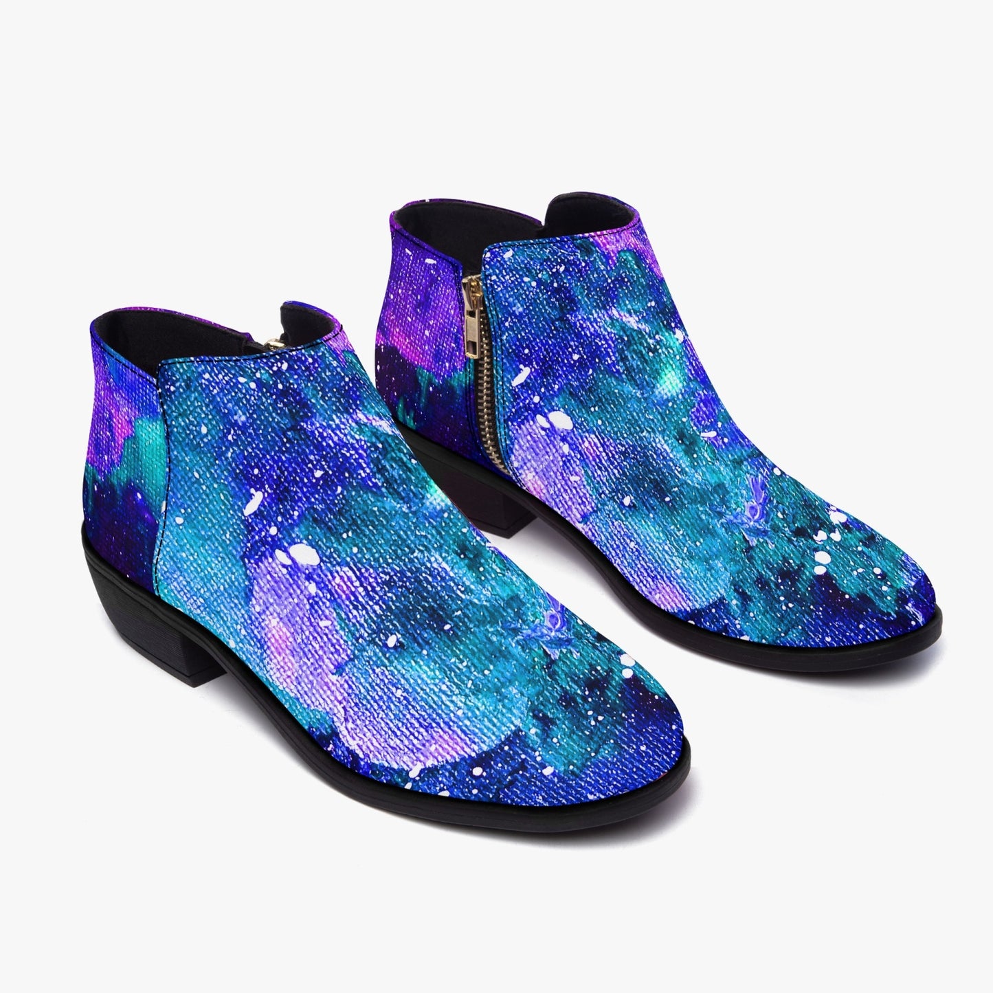 Galactic Love Zipper Boots