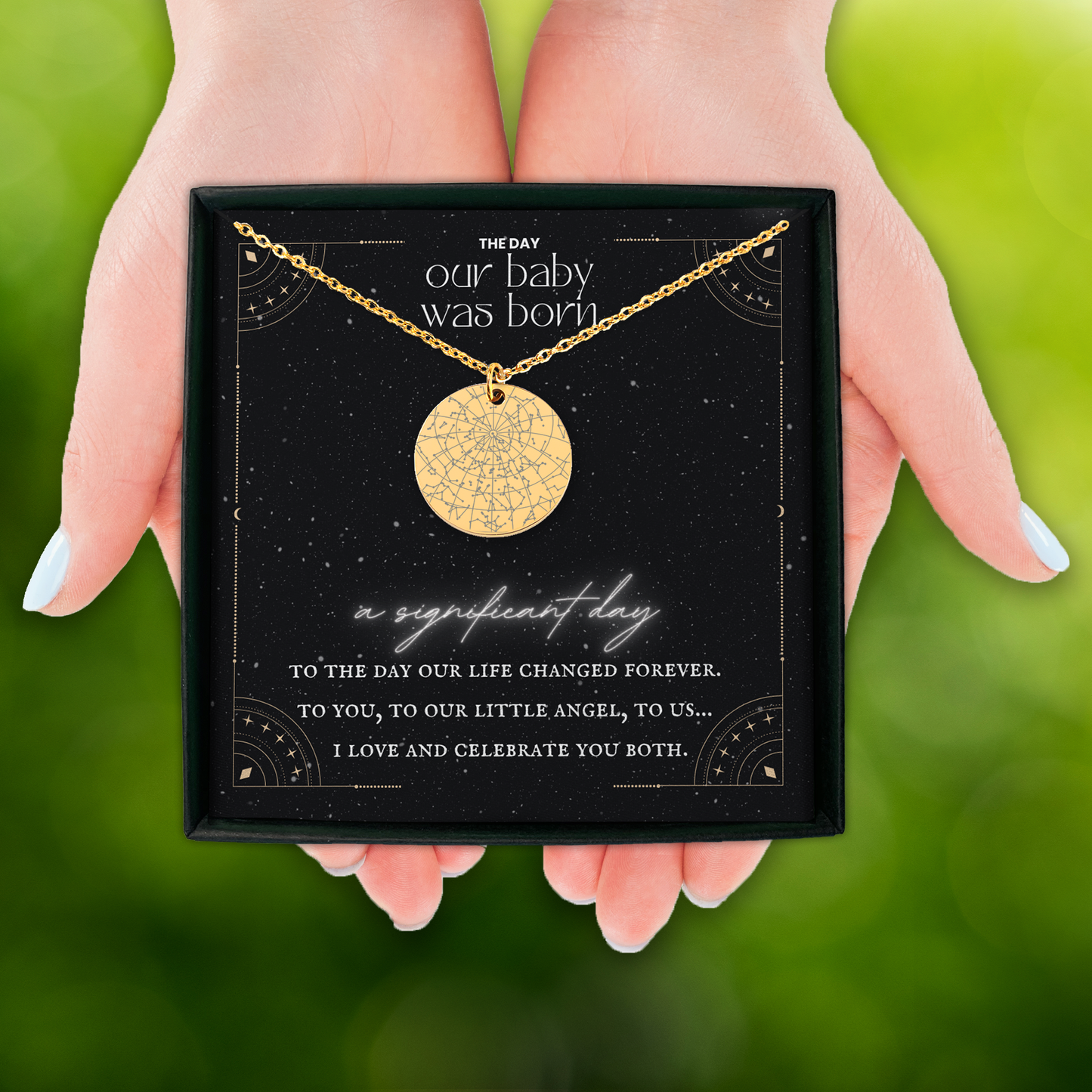 Custom Star Map Necklace