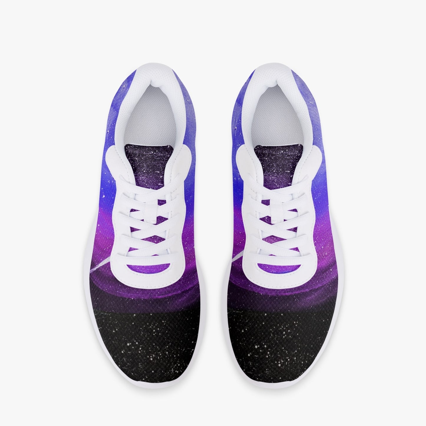 Moonshine and Magic Purple Mesh Running Shoes - White