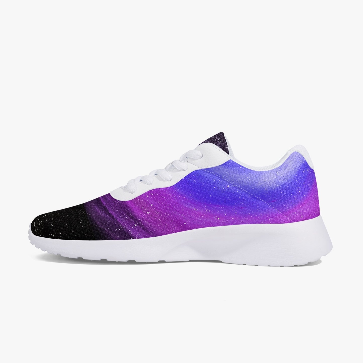 Moonshine and Magic Purple Mesh Running Shoes - White