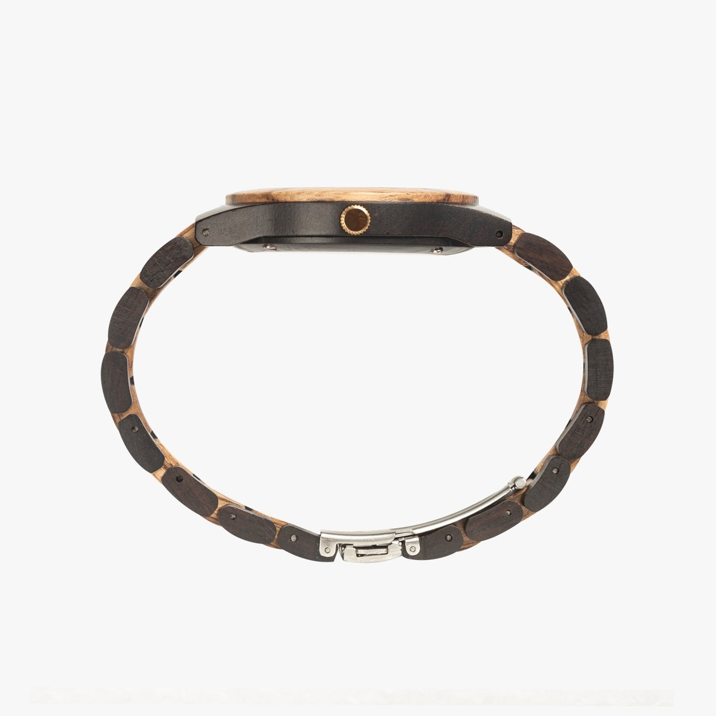 Black Hole Indian Ebony Wooden Watch