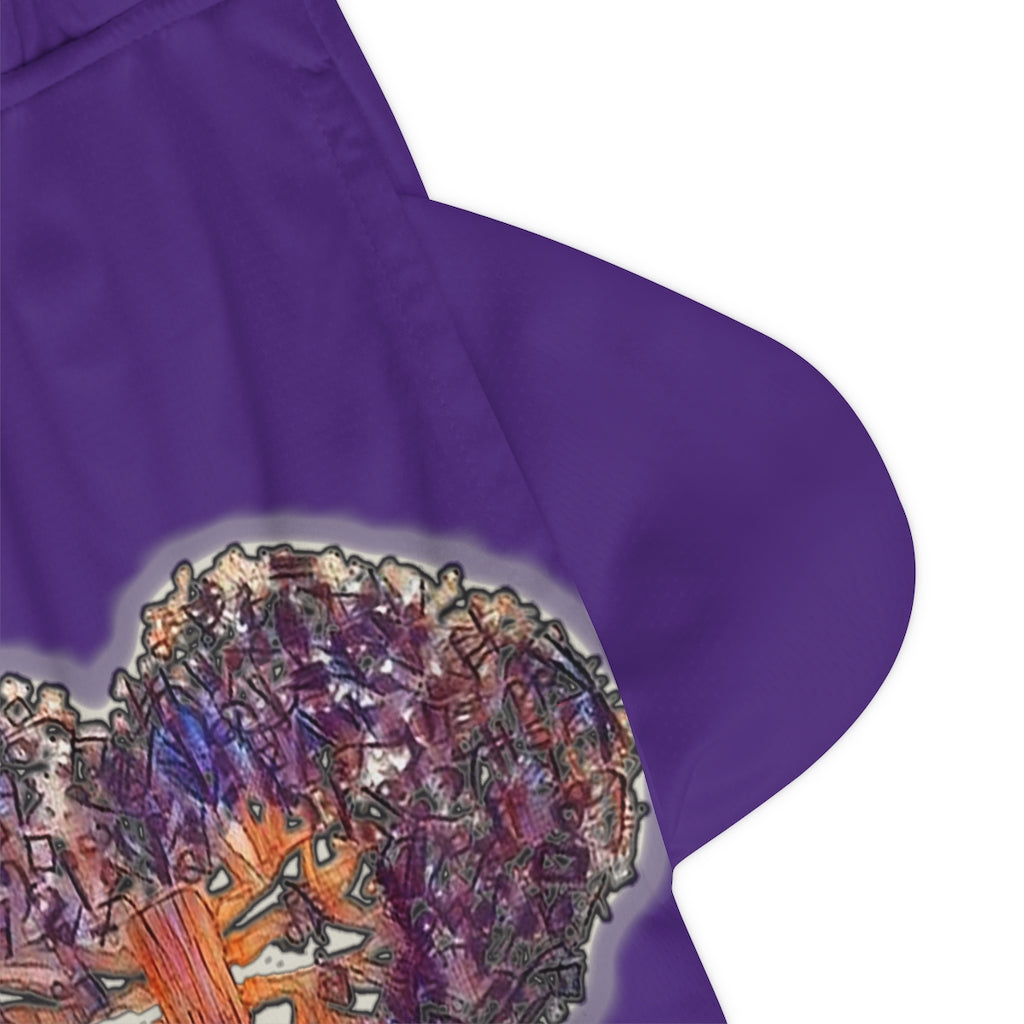 Music is Life 1 Basketball Rib Shorts