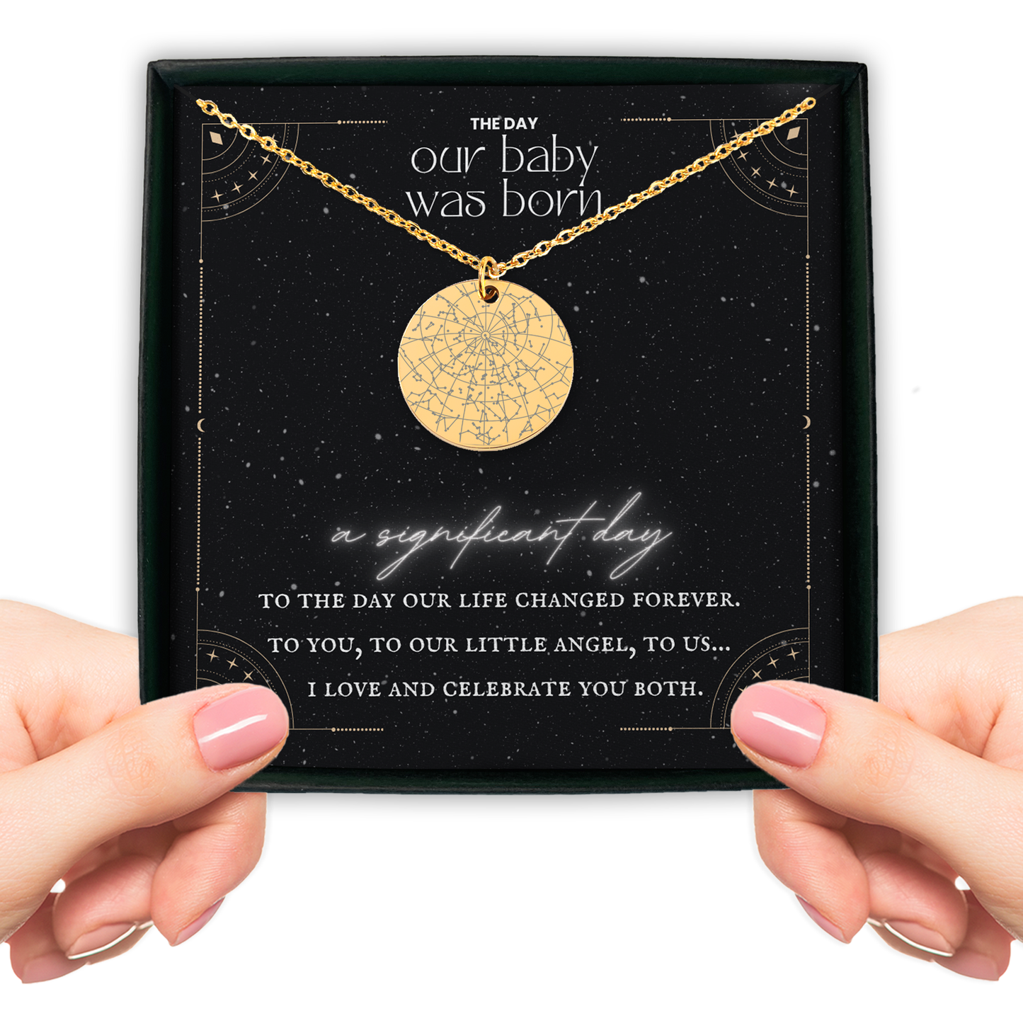 Custom Star Map Necklace