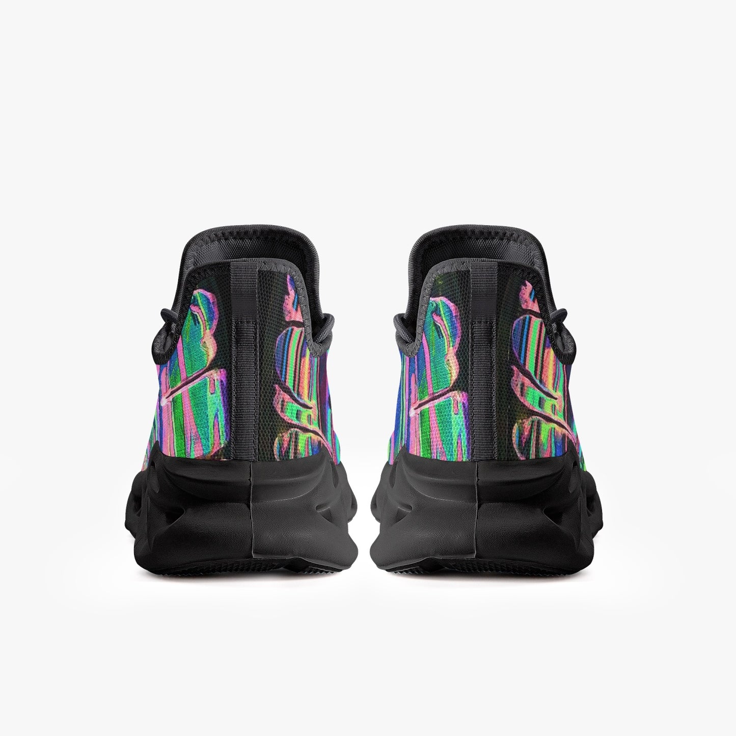 Drip Bounce Mesh Knit Sneakers - Black
