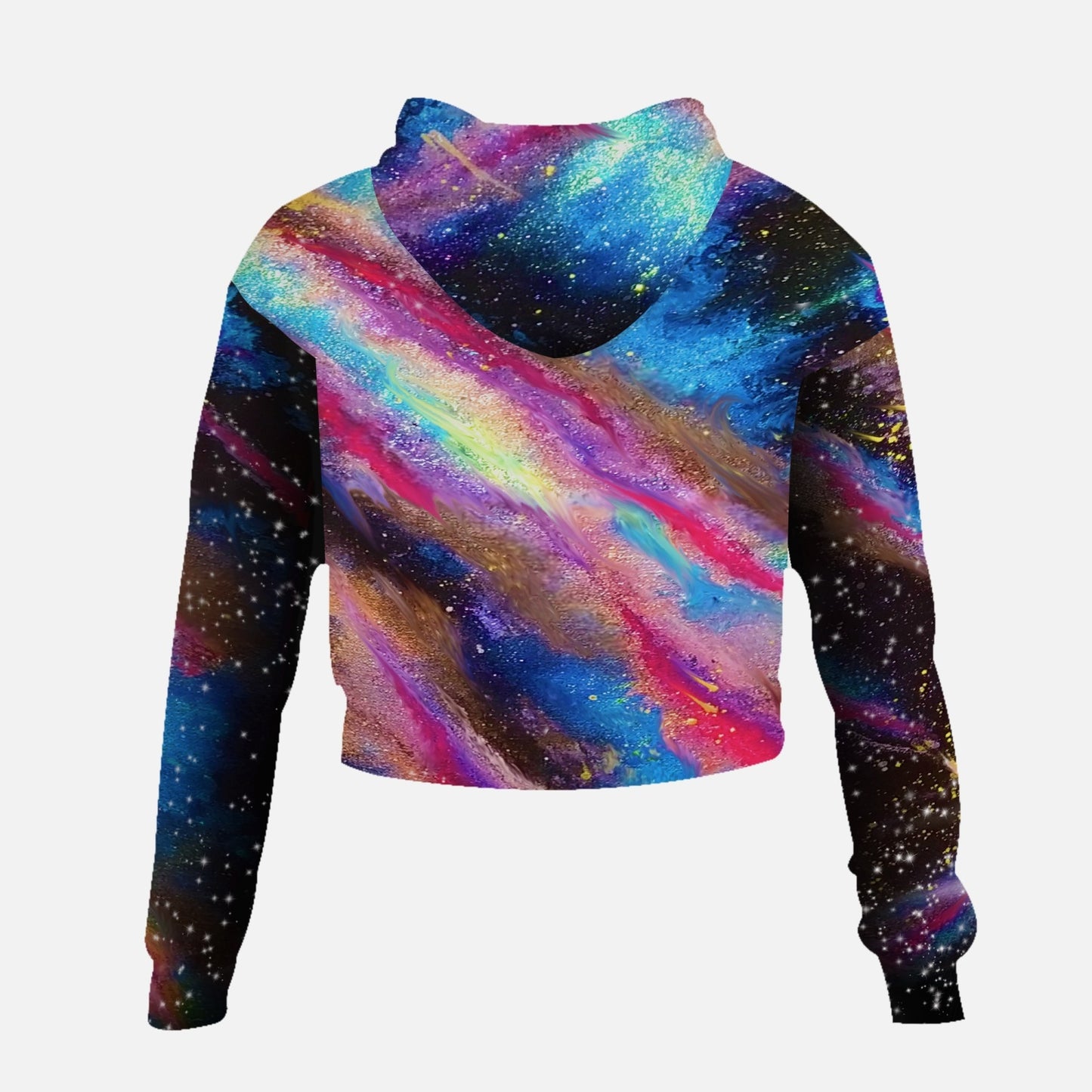 Explosive Nebula High-rise Cropped Sweatshirt
