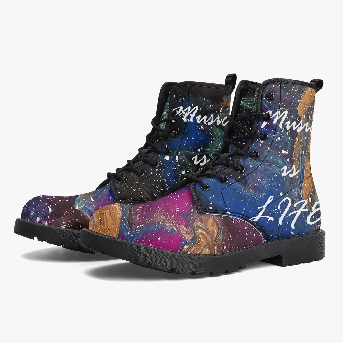 Music Is Life 2 Leather Boots
