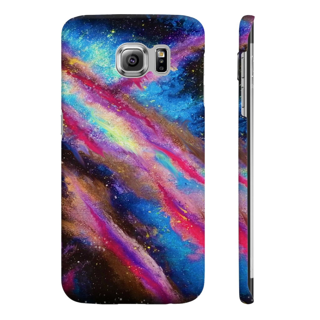 Explosive Nebula Slim Phone Cases