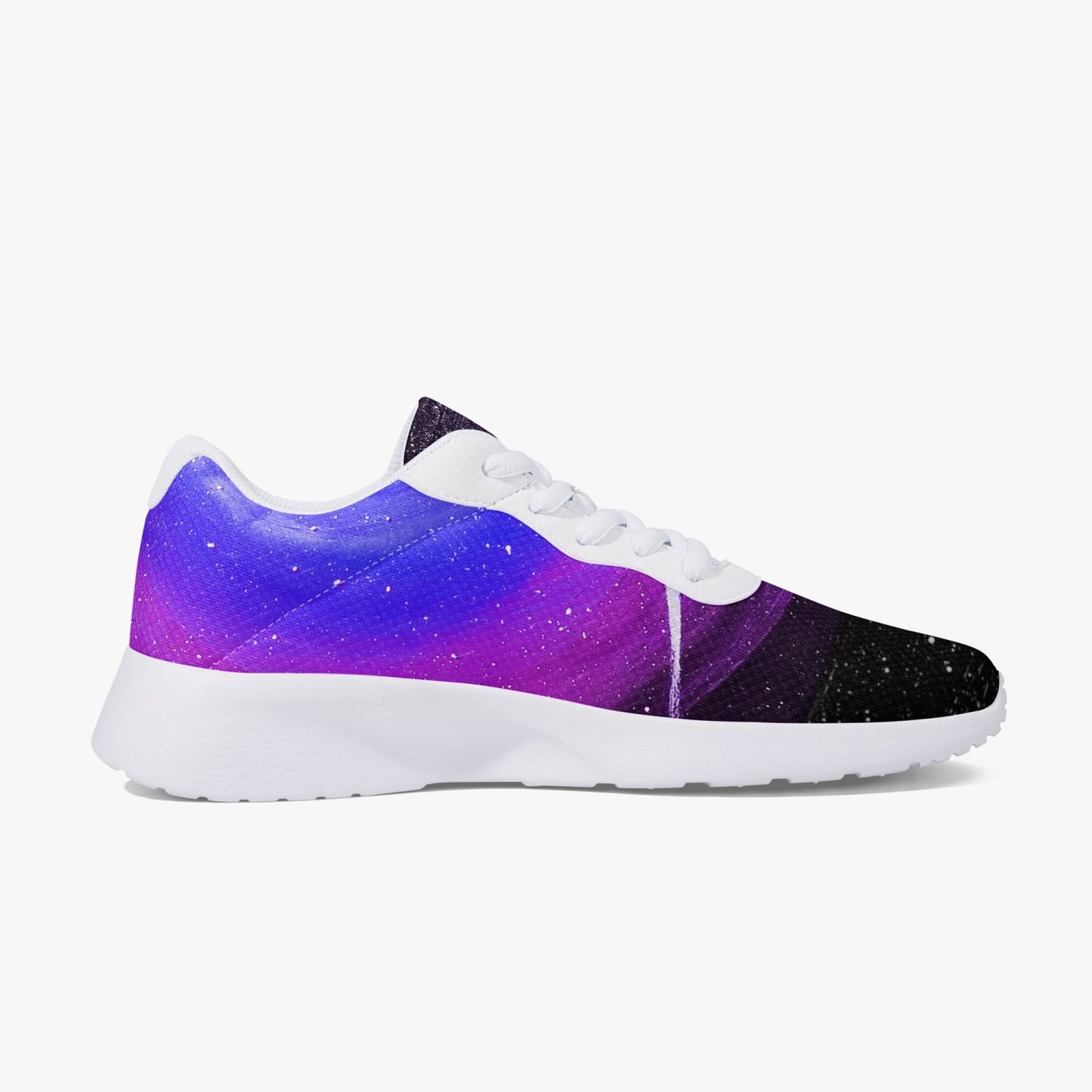 Moonshine and Magic Purple Mesh Running Shoes - White