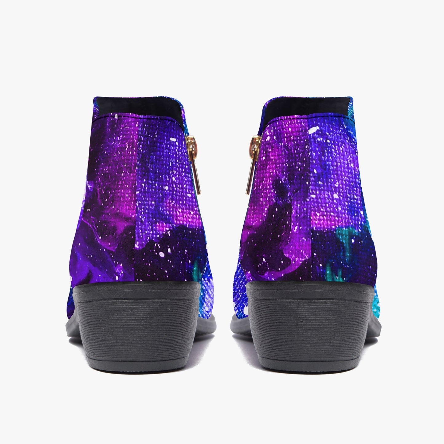 Galactic Love Zipper Boots