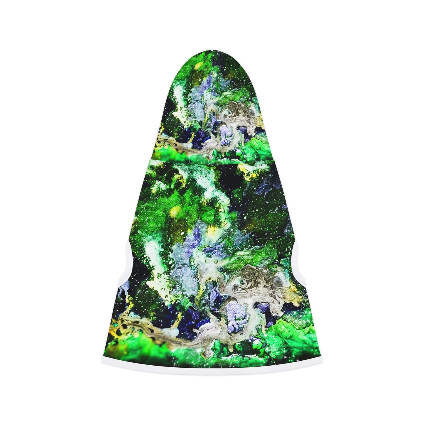 Green Galaxy Dog Hoodie
