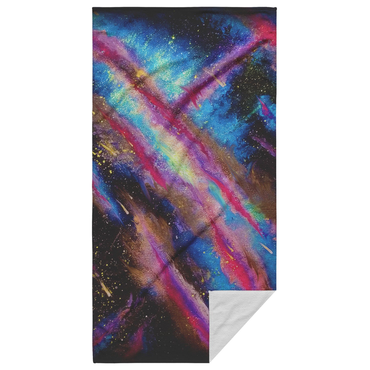 Explosive Nebula Beach Towel