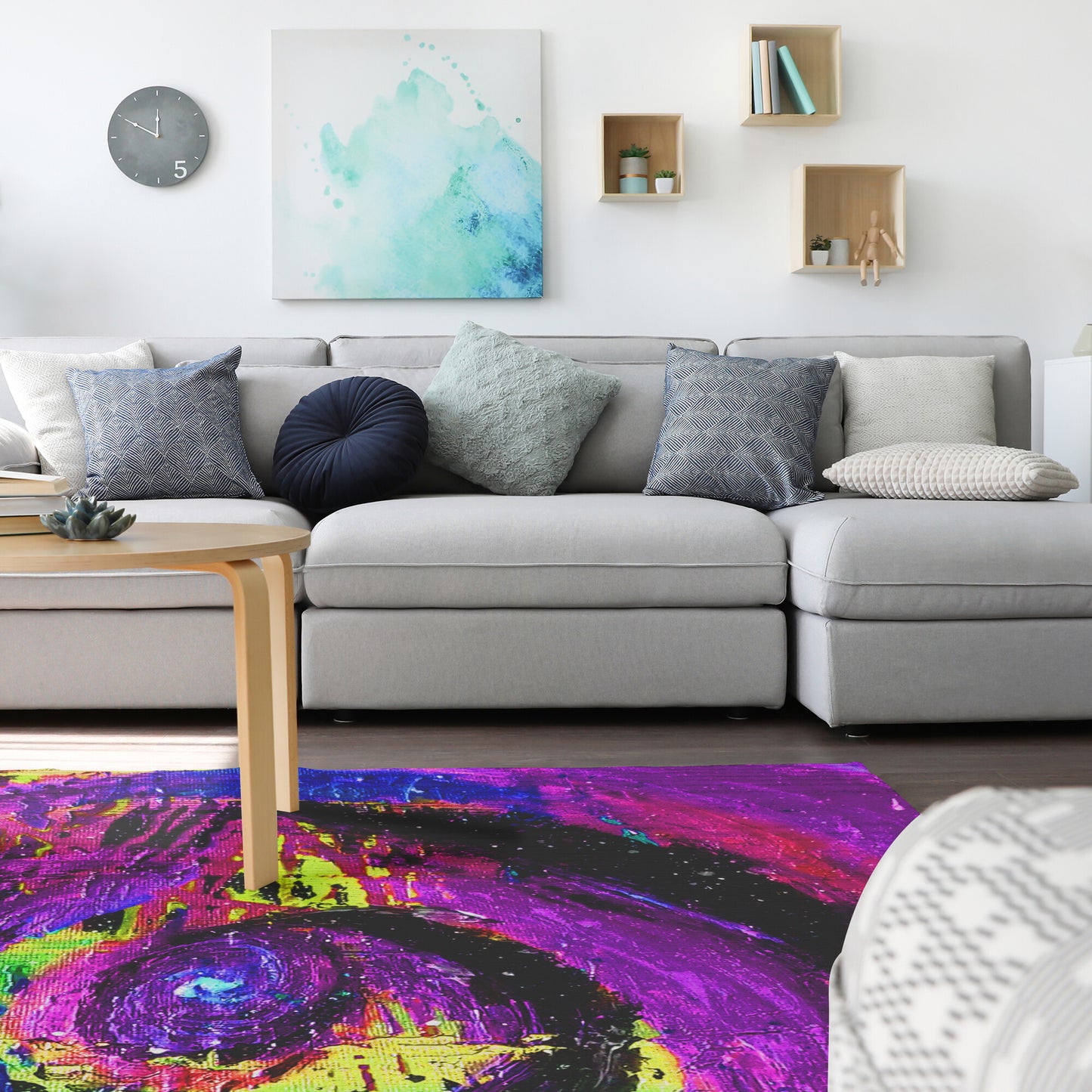 Different Dimensions Purple Area Rug *5 sizes*