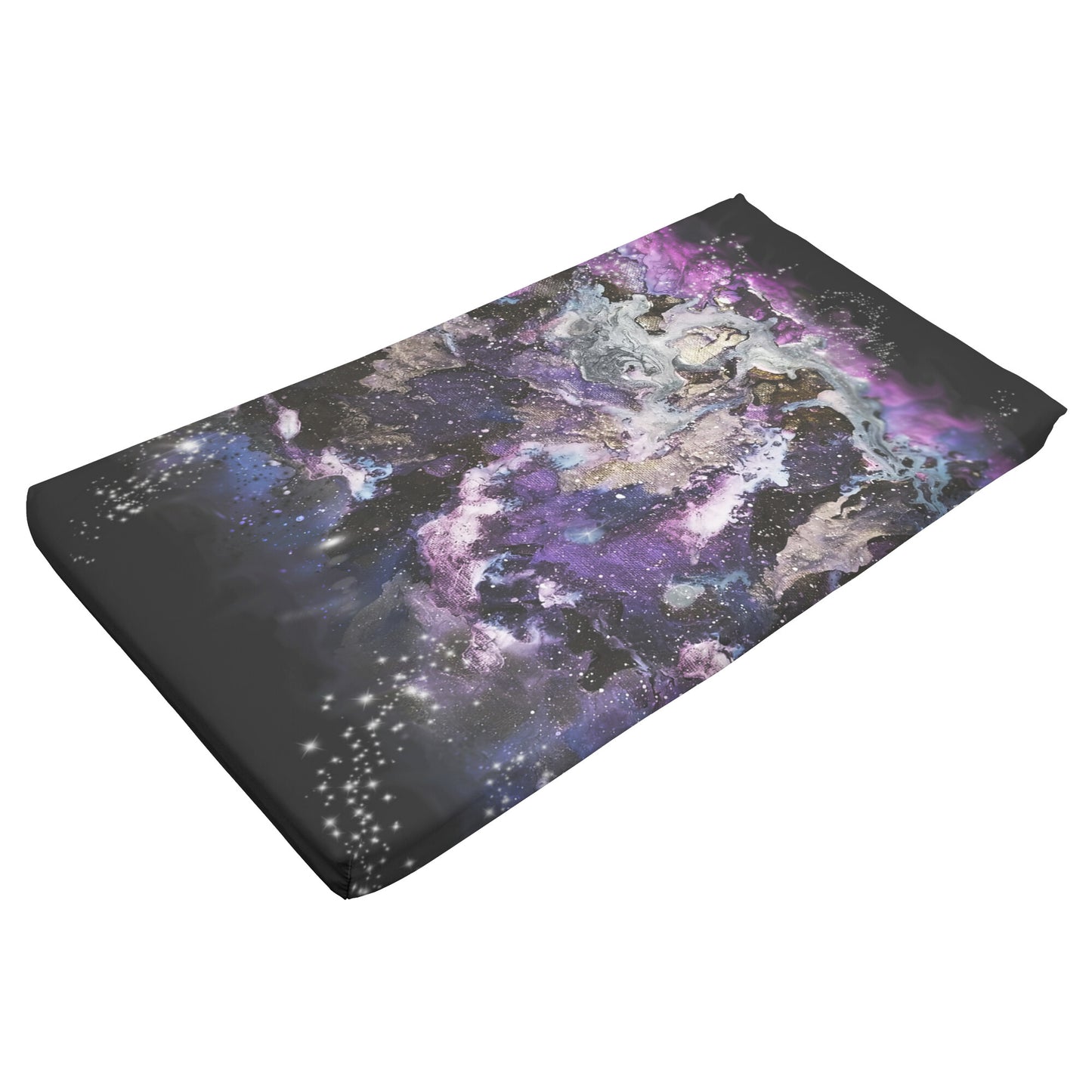 Purple Galaxy Pet Crate Mat
