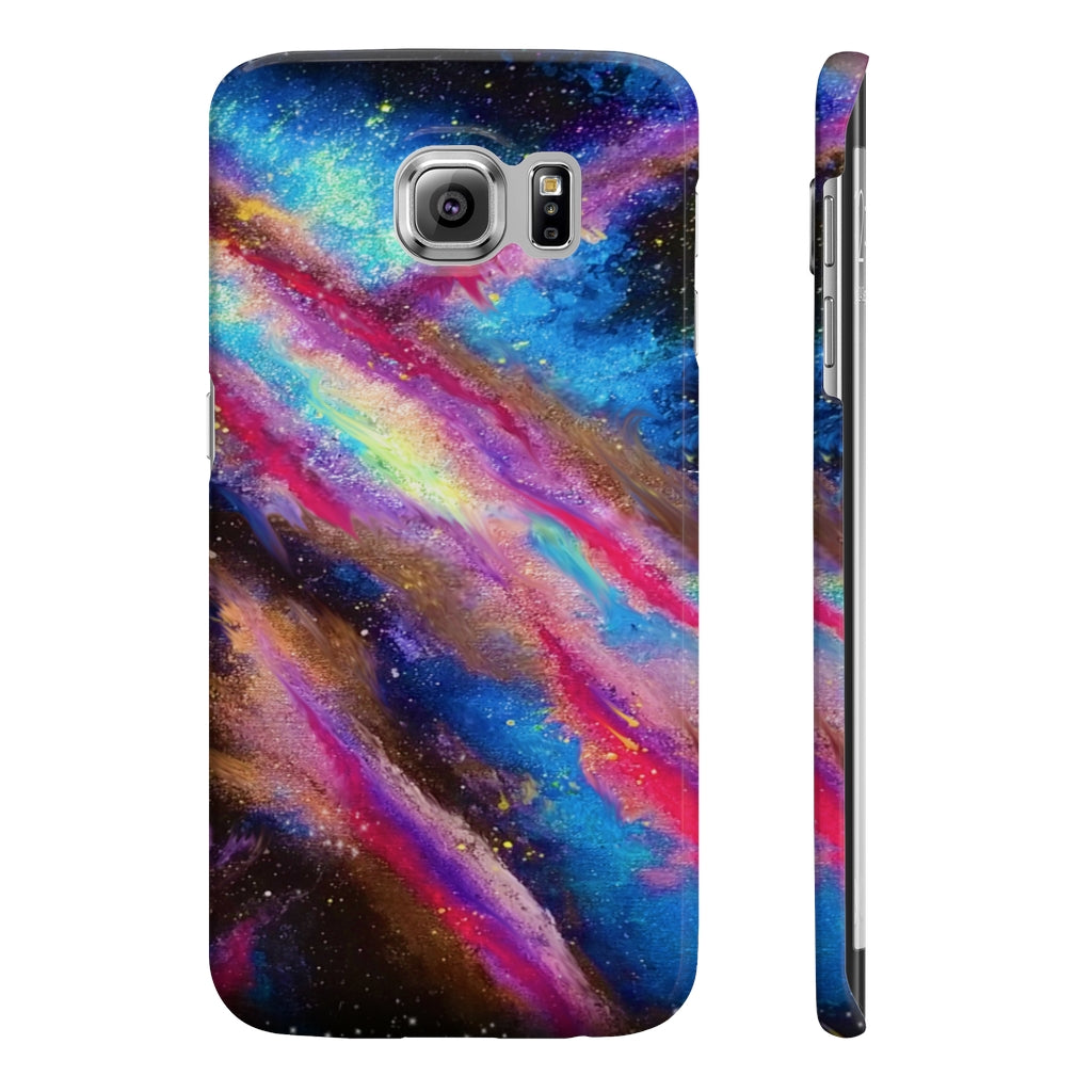 Explosive Nebula Slim Phone Cases
