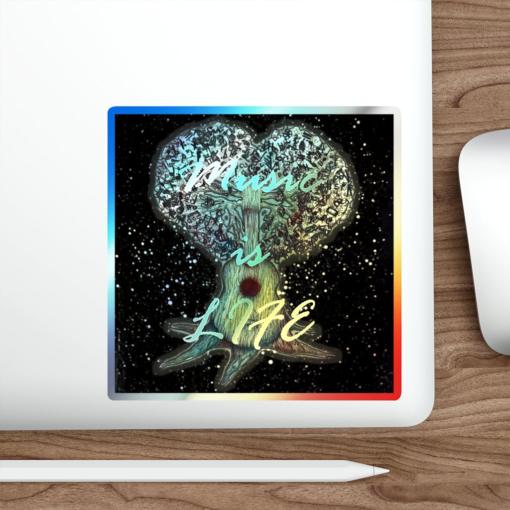 Holographic Die-cut Stickers