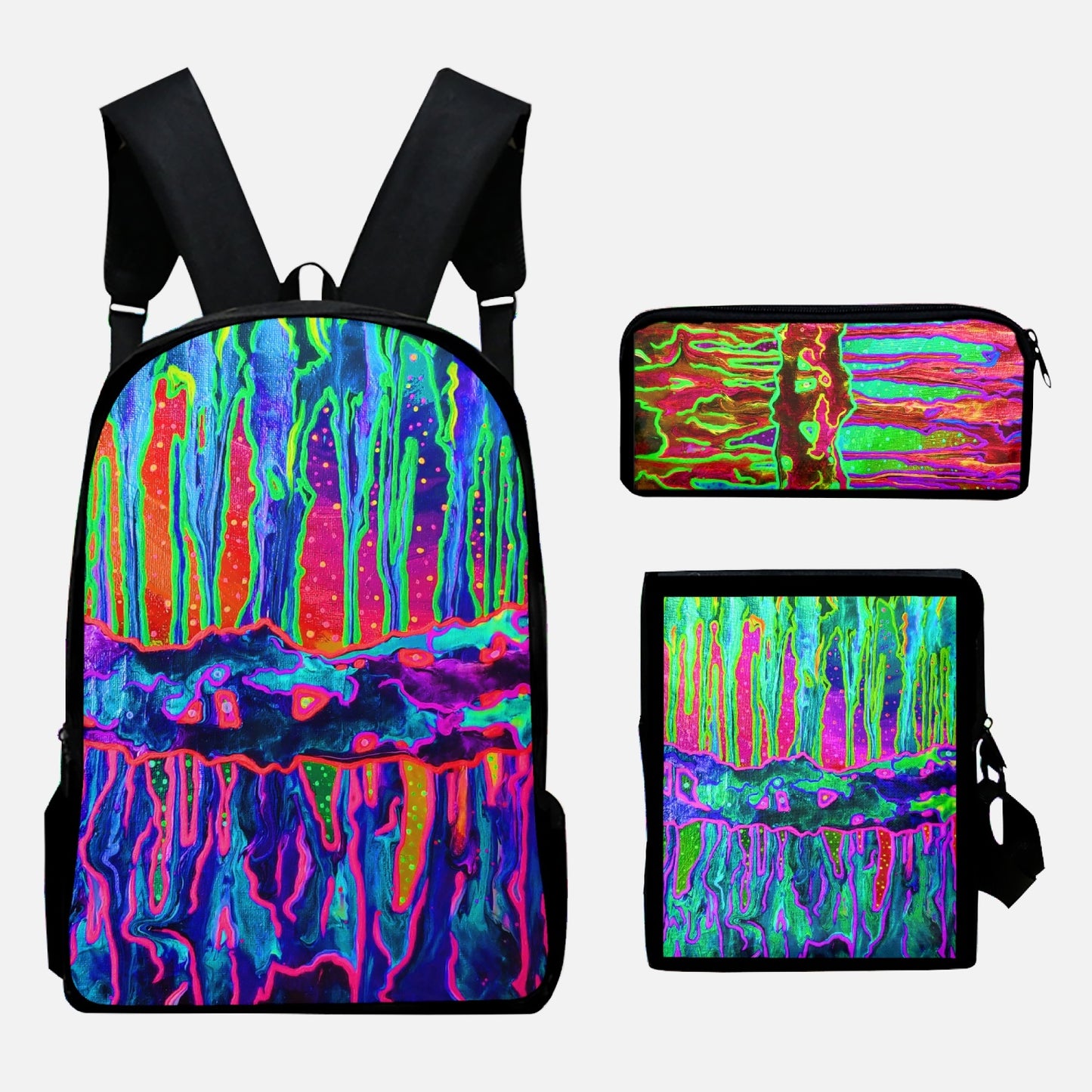Mystic Cave Oxford Bags Set 3pcs