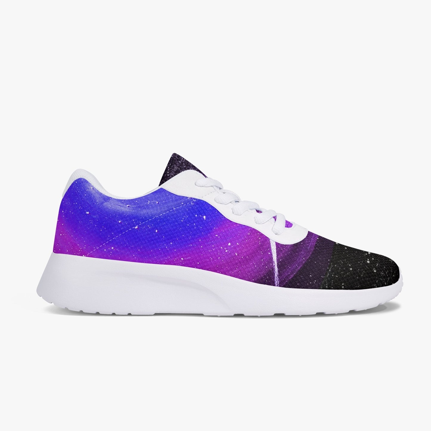 Moonshine and Magic Purple Mesh Running Shoes - White