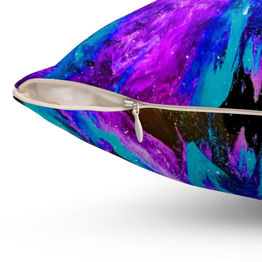 Black Hole Square Pillow CASE
