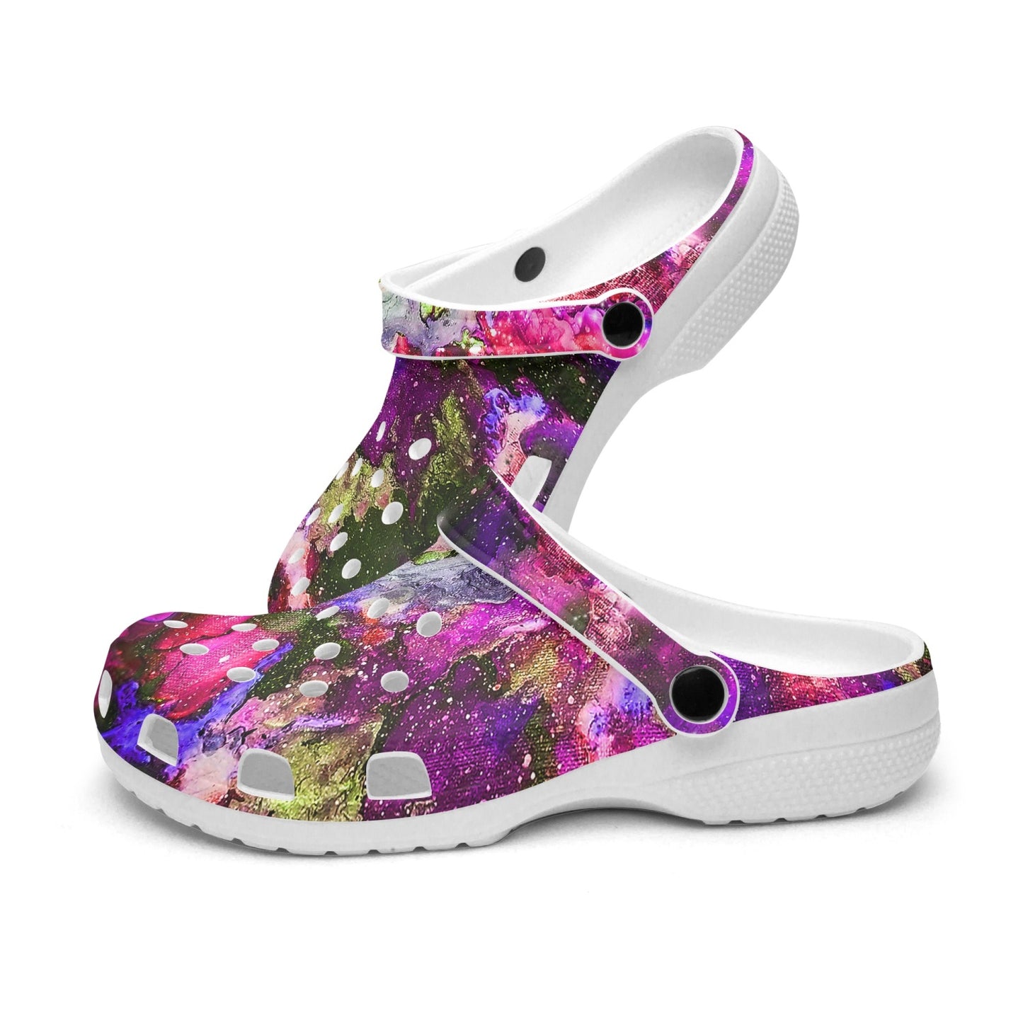 Galaxy: Magenta Clogs