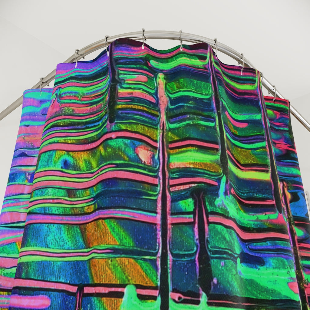 Drip Shower Curtain