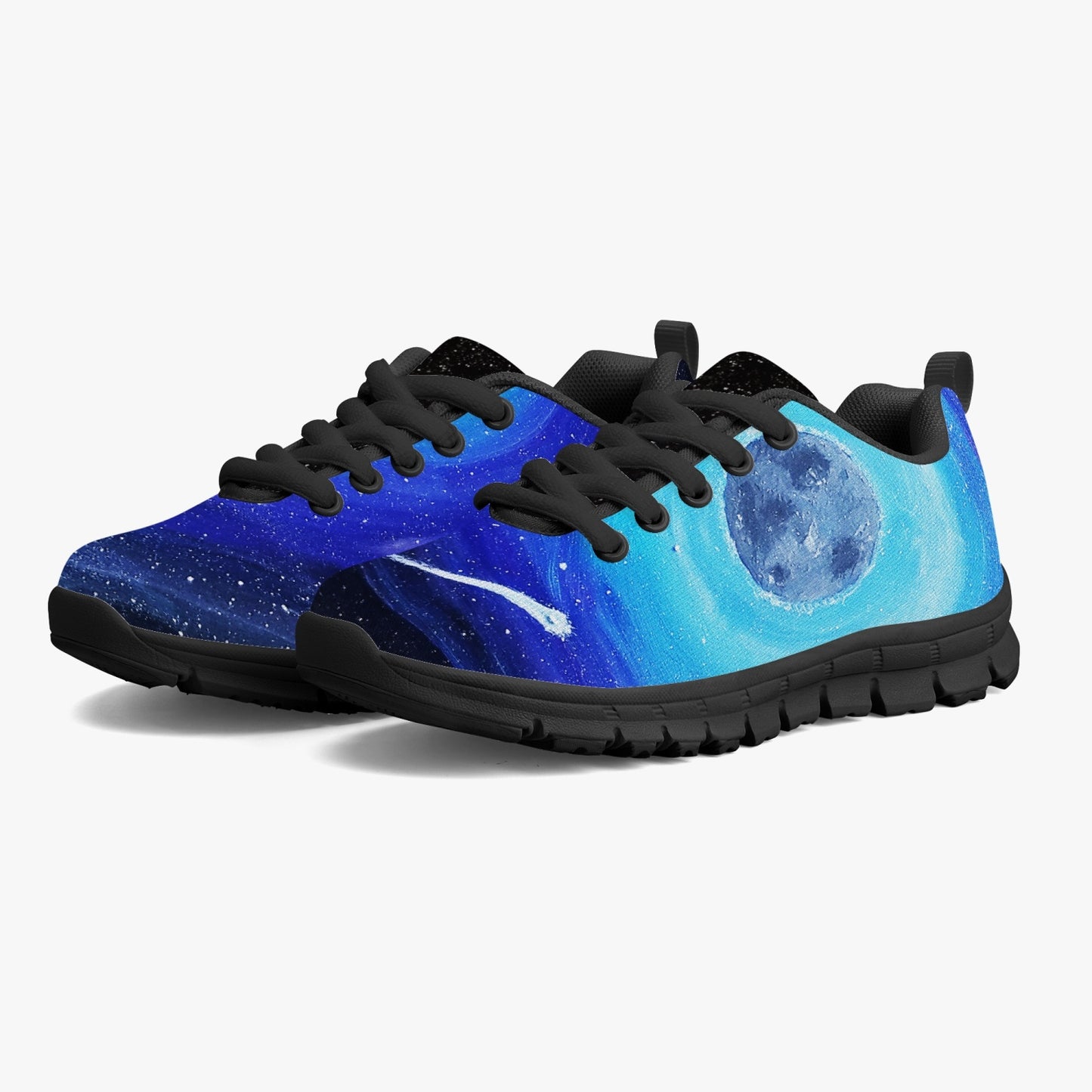 Moonshine and Magic Kids Lightweight Mesh Sneakers - Black