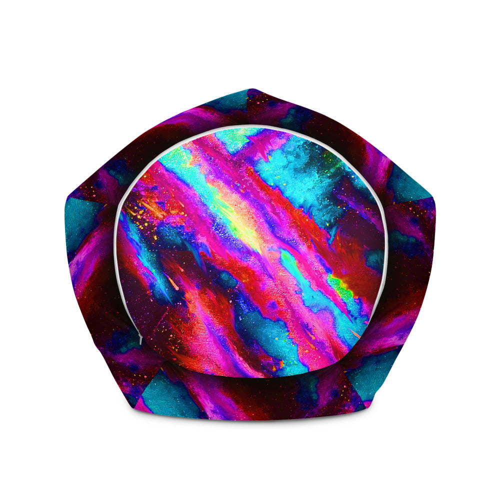 Explosive Nebula Blue Bean Bag Chair COVER ONLY