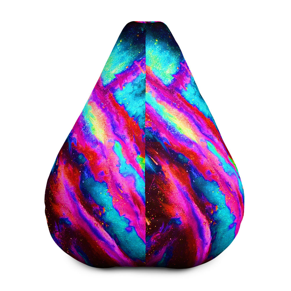 Explosive Nebula Blue Bean Bag Chair COVER ONLY