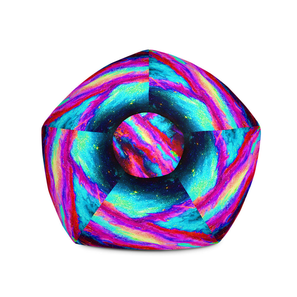 Explosive Nebula Blue Bean Bag Chair COVER ONLY