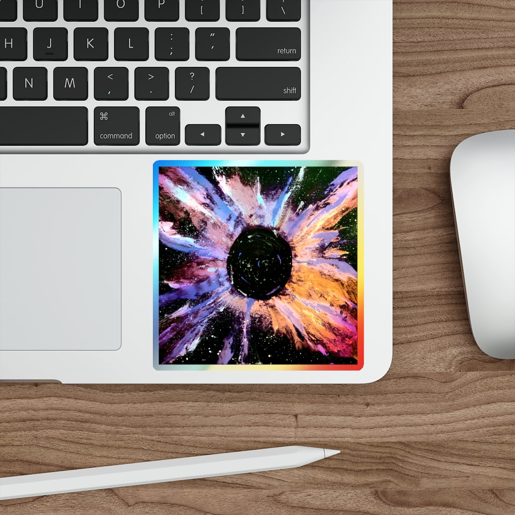 Black Hole Holographic Die-cut Stickers