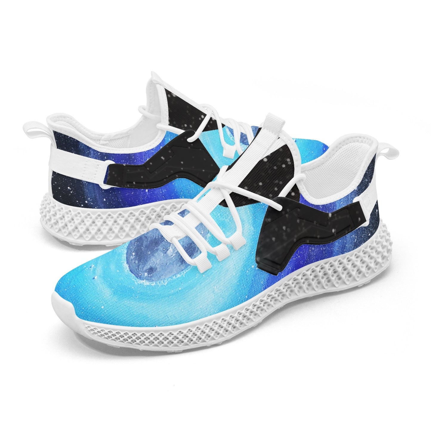 Moonshine and Magic Net Style Mesh Knit Sneakers